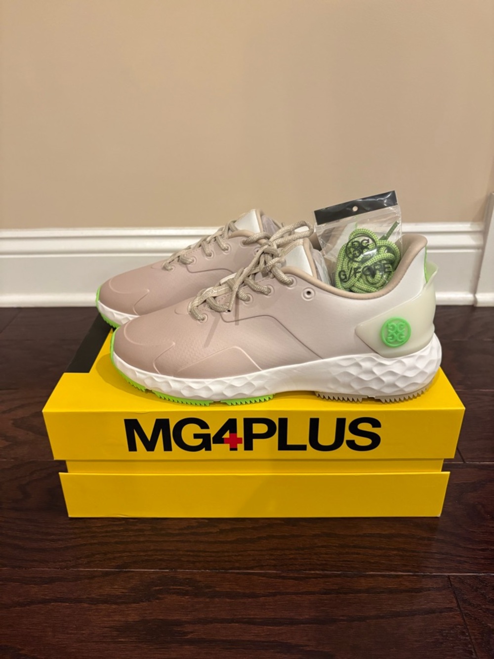 NEW G/Fore Women's Mg4+ Gradient Golf Shoes In Stone Size 8.5 #GLF000087 NIB NEW